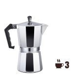 Italiensk Kaffekande EDM   Aluminium 3 Skodelice #2