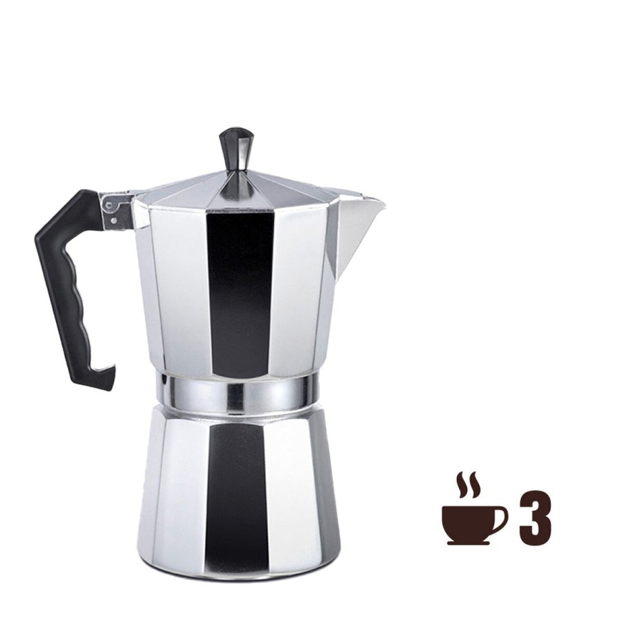 Italiensk Kaffekande EDM   Aluminium 3 Skodelice #2