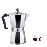 Italiensk Kaffekande EDM   Aluminium 6 Kopper #2