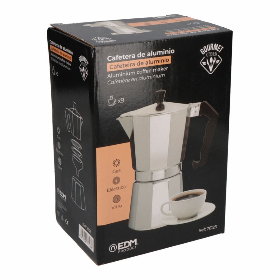 Italiensk Kaffekande EDM   Aluminium 9 Kopper #3
