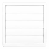 Ventilation gitter EDM 87736 Hvid 17 x 17 cm #1