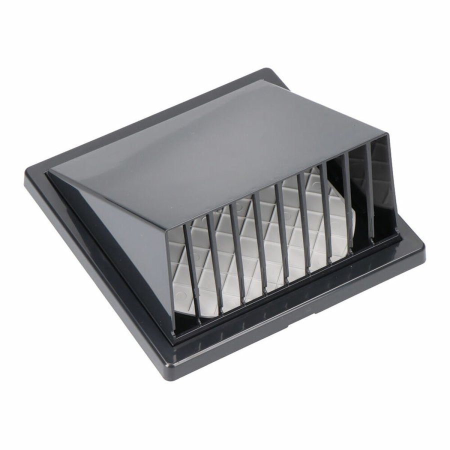 Ventilation gitter EDM 87756 Antracit 12,5 x 17 x 17 cm #1