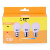 Pakke med 3 LED-lamper EDM 98201 G 35 W 5 W 50 W E27 3200 Lm � 4,5 x 8 cm (3200 K) #3