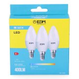 Pakke med 3 LED-lamper EDM 98205 G 35 W 5 W 50 W E14 400 lm � 3,6 x 10 cm (6400 K) #3