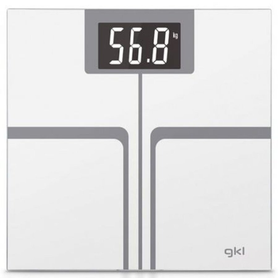 Digital badevgt GKL FITMAX WHITE 200 kg Hvid Polyester #1