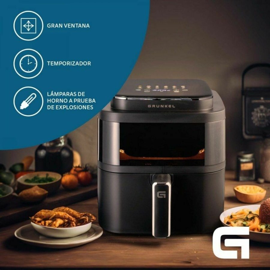 Varmluftsfrituregryde Grunkel Sort 1400 W 6 L #3