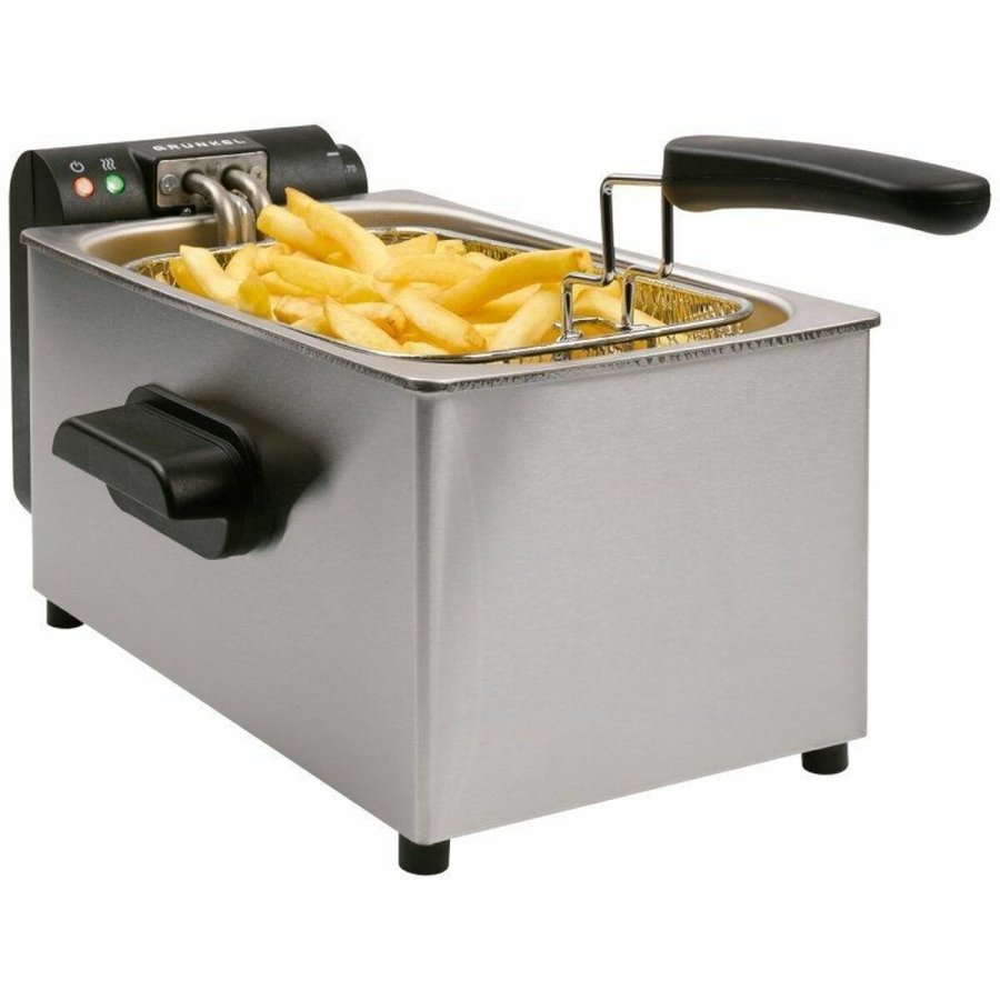 Frituregryde Grunkel FRYPRO-3SS 2000 W 3 L Slvfarvet Stl #1