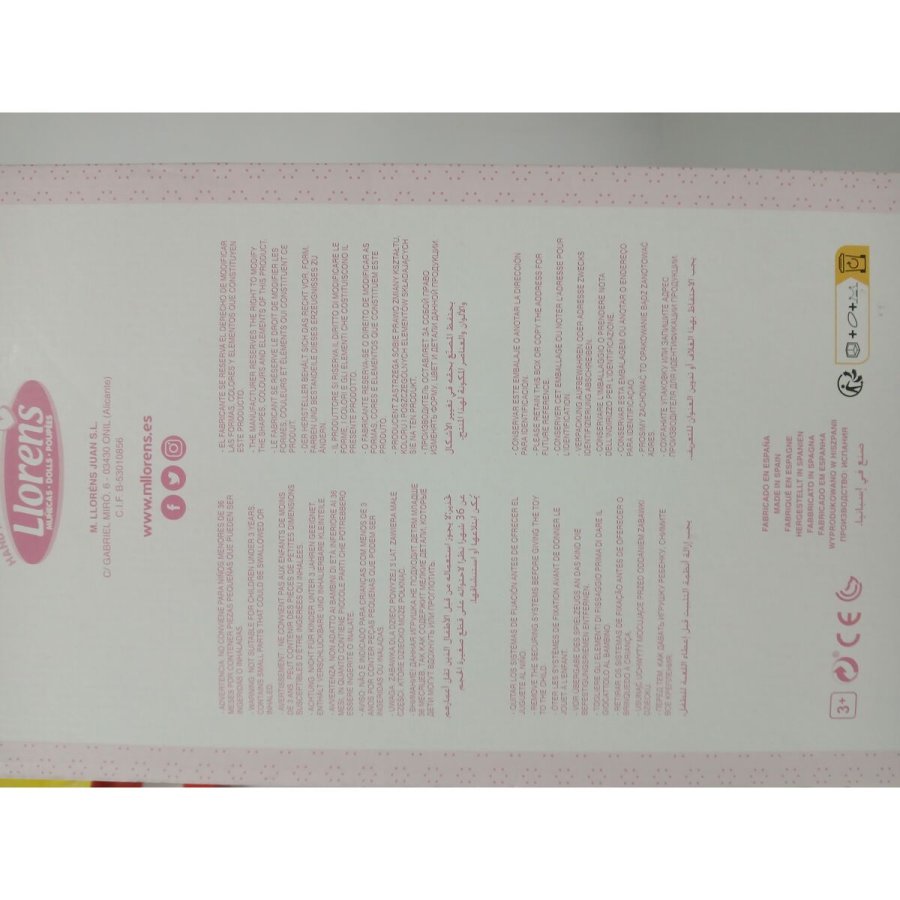 Baby dukke Llorens 38356 38 cm #2