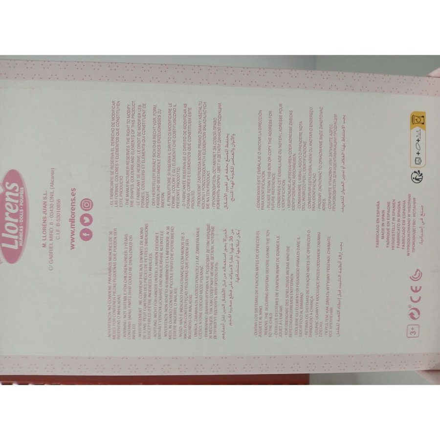 Baby dukke Llorens 38358 38 cm #2