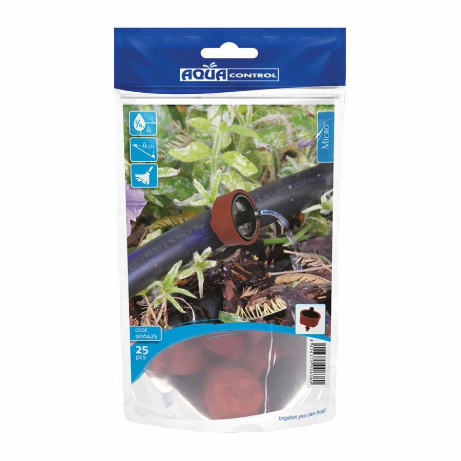 Selvkompenserende drypper Aqua Control 906425 4 l/h Automatisk reng�ring #2