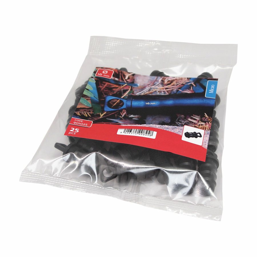 S�t med stik og stikkontakter Aqua Control 902125 16 mm Vandingssystem 25 enheder #2