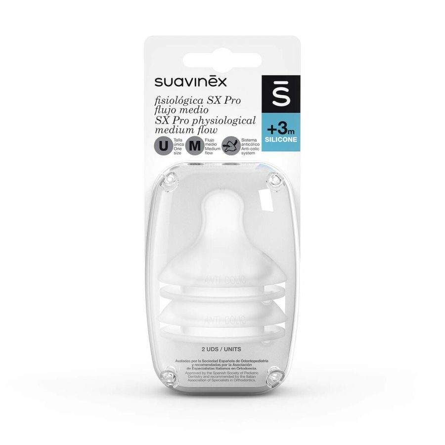 Sut Suavinex Tetina M Silikone M (2 enheder) #1