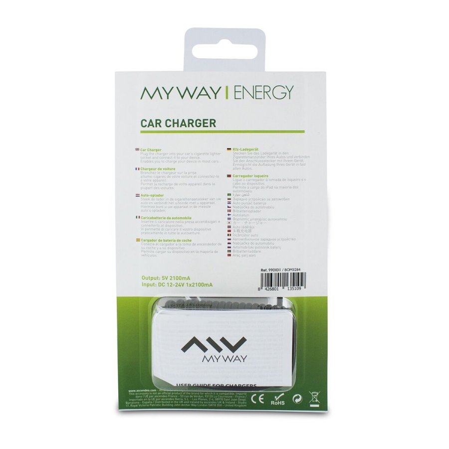 Biloplader Myway Sort 10,5 W #4