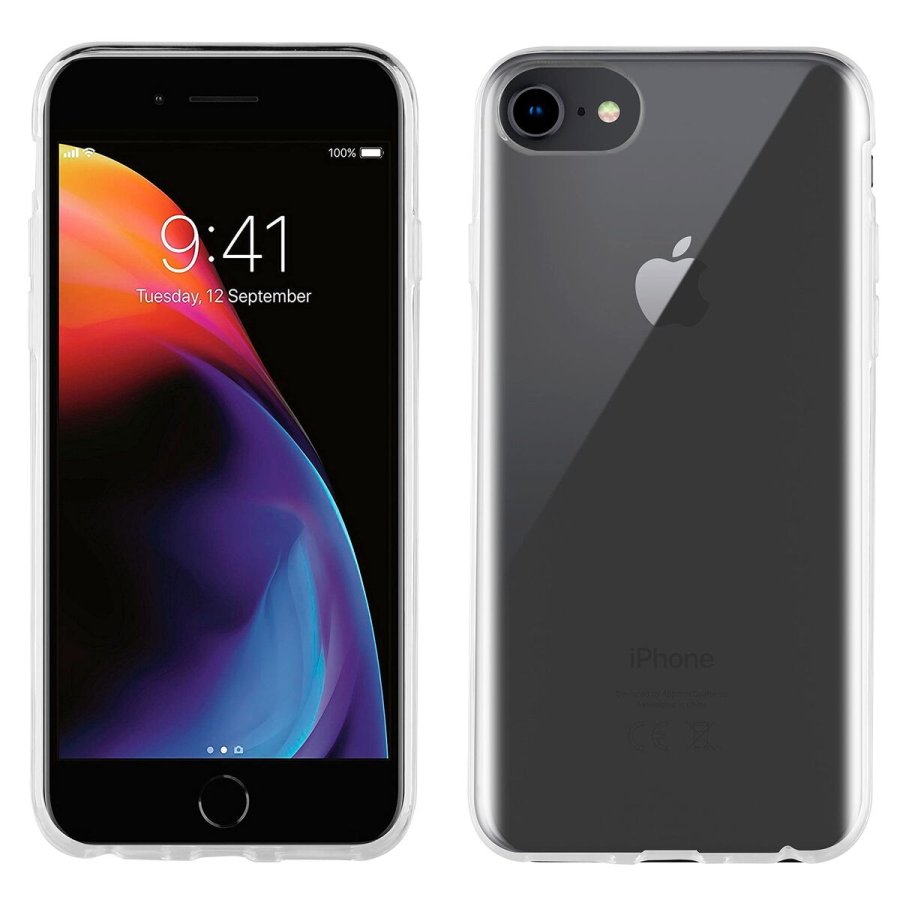 Mobilcover Muvit iPhone 7 | iPhone 8 | iPhone SE 2020 Sort Gennemsigtig iPhone SE #3