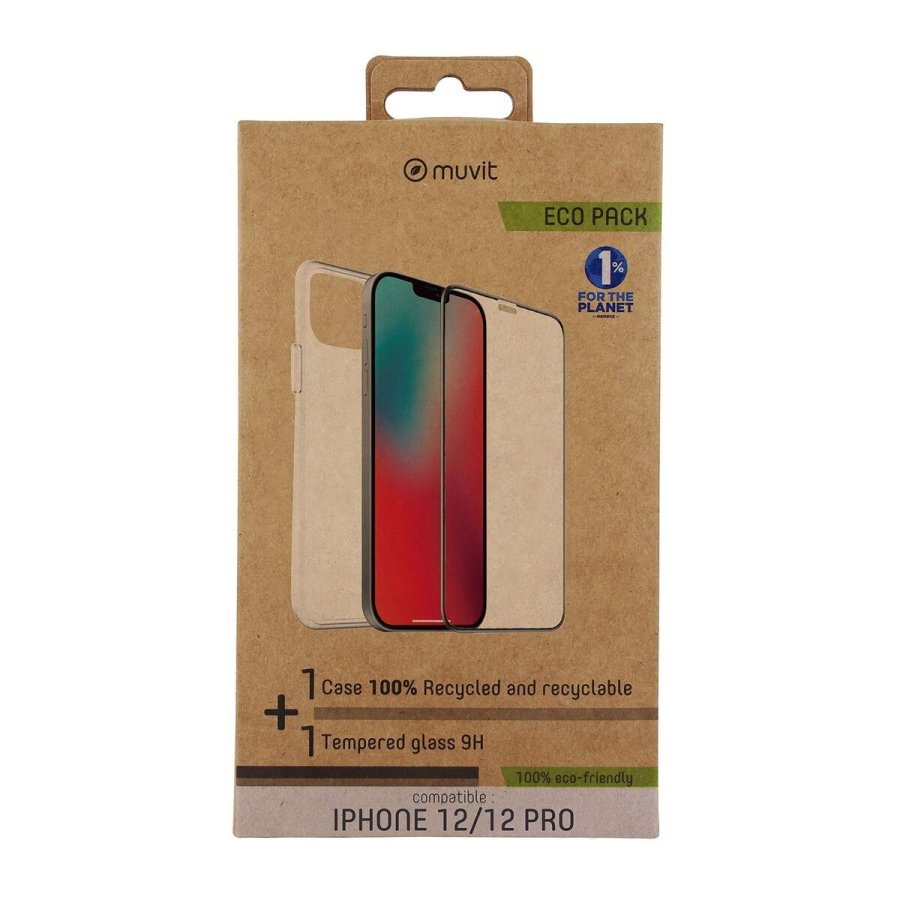 Mobilcover Muvit Gennemsigtig Smartphone Apple iPhone 12, 12 Pro #5