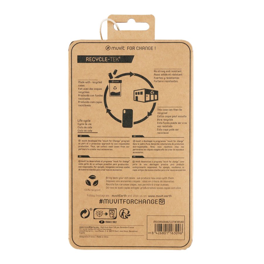 Mobilcover Muvit for Change iPhone 12/12 Pro Gennemsigtig #4