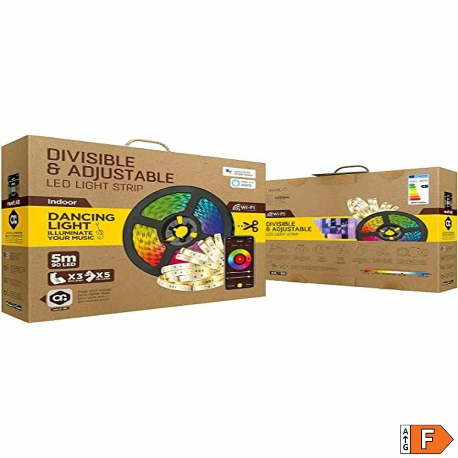 LED-b�nd Muvit MIOLST002 5 m Sort Multifarvet Gylden F #2