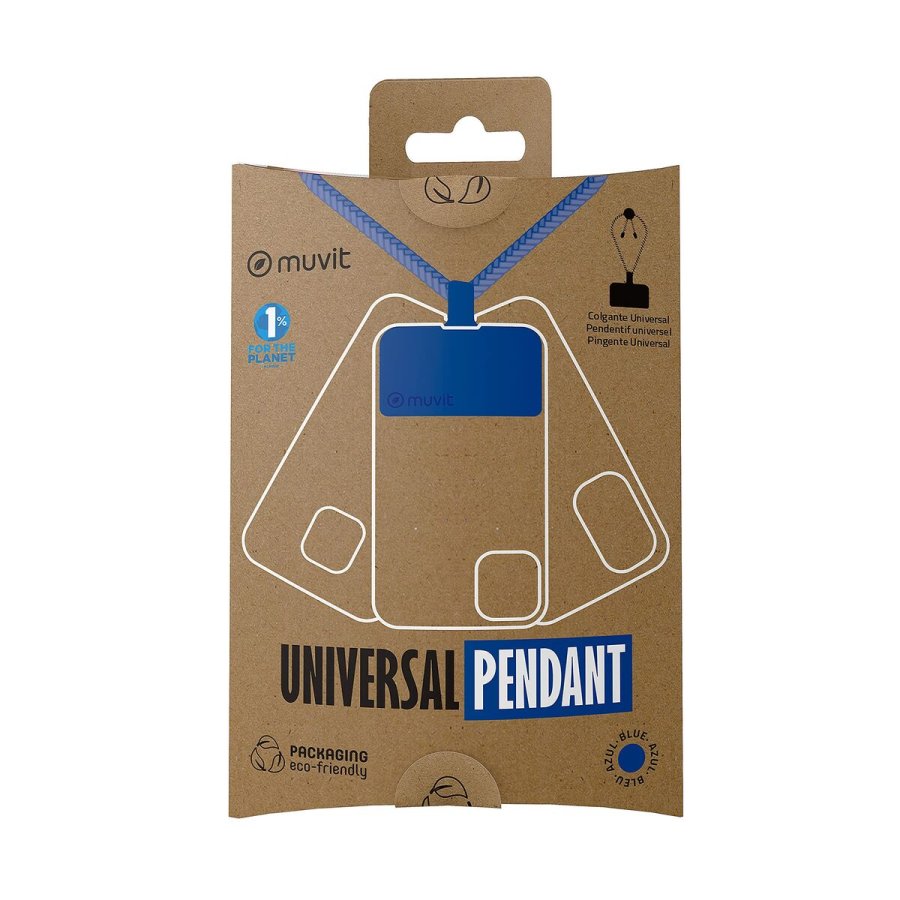 N�glesnor til mobiltelefon Muvit Bl� #2