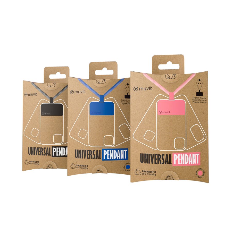 N�glesnor til mobiltelefon Muvit for Change Pink #5