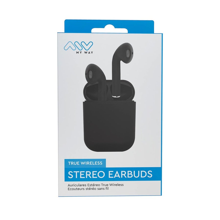 Hovedtelefoner Myway Sort #6