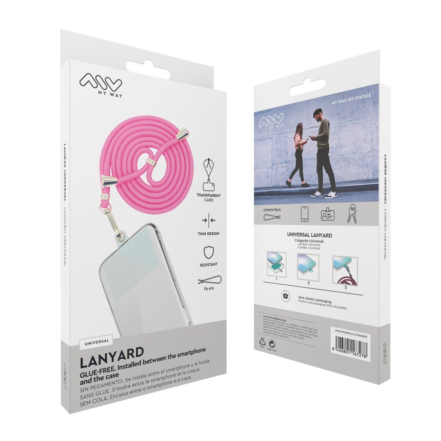 N�glesnor til mobiltelefon Myway Pink #4