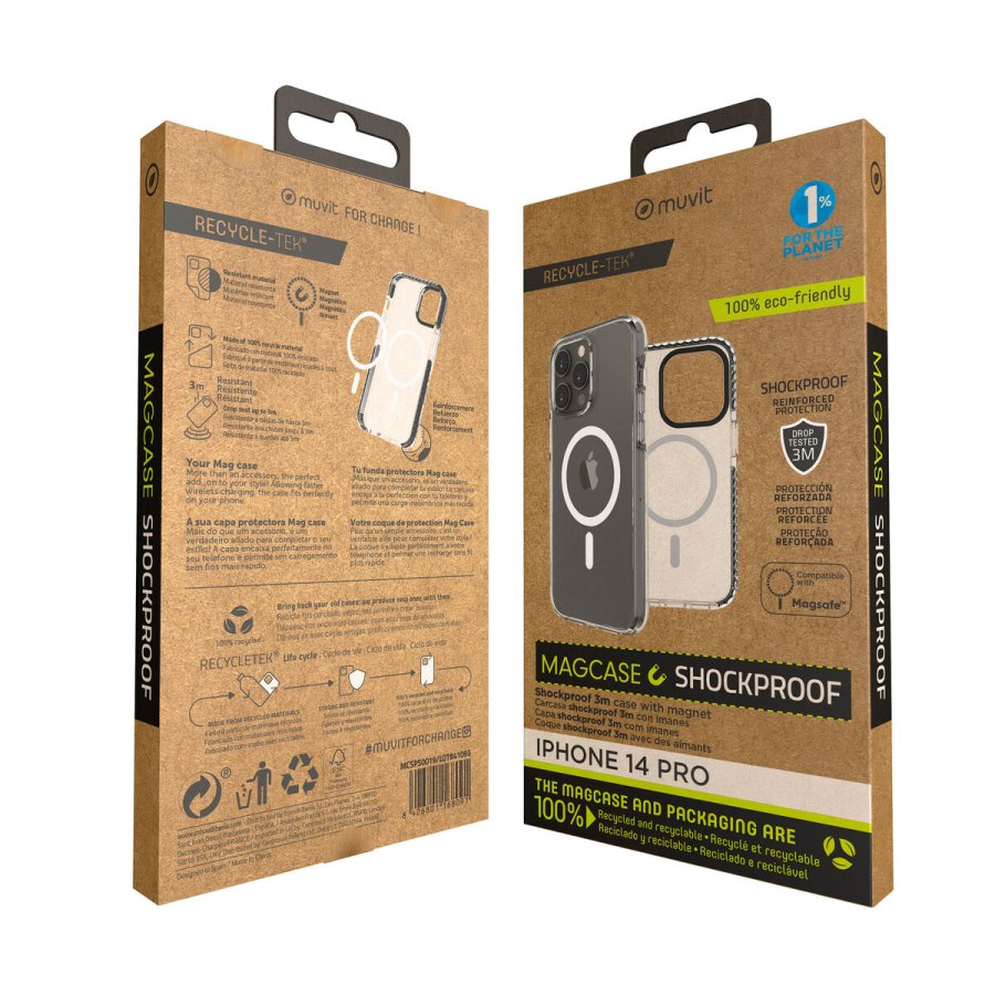 Mobilcover Muvit for Change iPhone 14 Pro Magnetisk #7