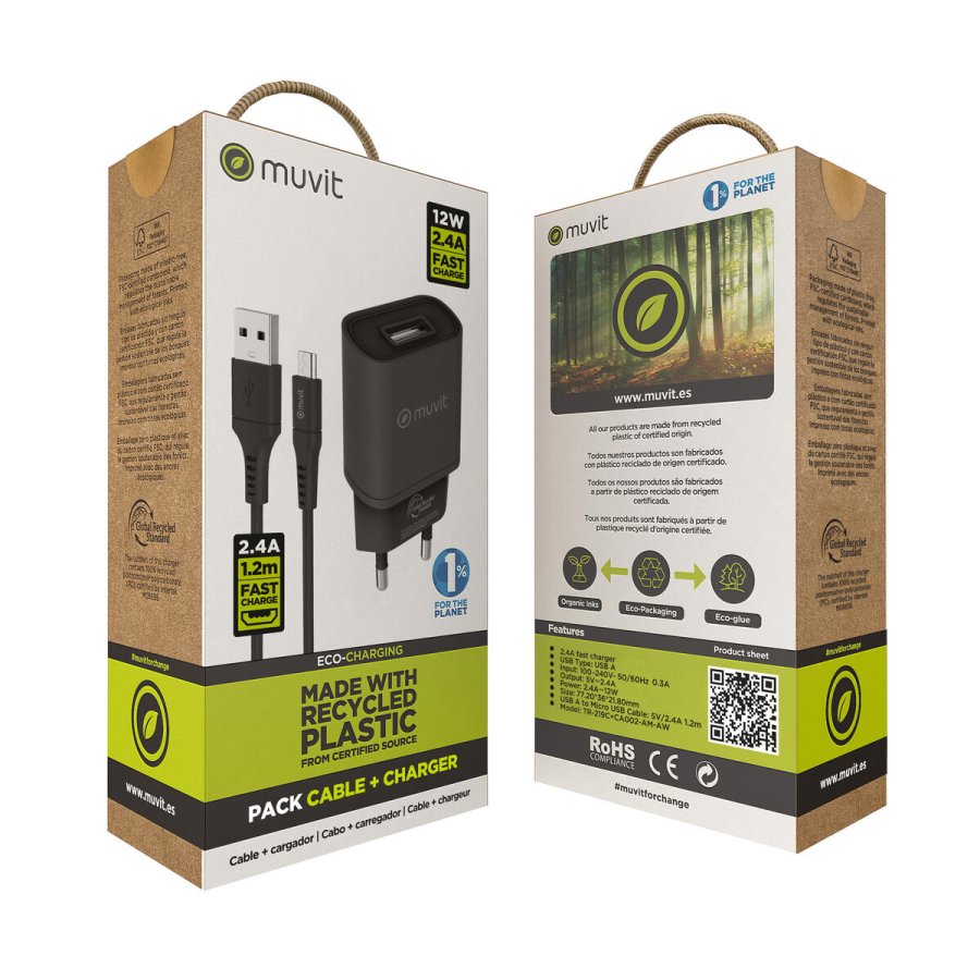 V�goplader Muvit for Change Sort 12 W (2 enheder) #4