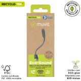 USB-C til Jack 3.5 mm-adapter Muvit for Change JDS-C35 Sort #4