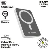 Powerbank Muvit for Change DP51AQ-R Hvid 5000 mAh #4