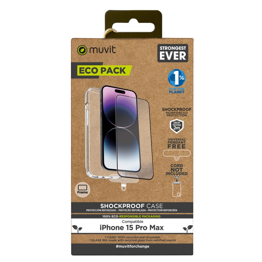 Mobileetui og -beskytter Muvit for Change iPhone 15 Pro Max #1