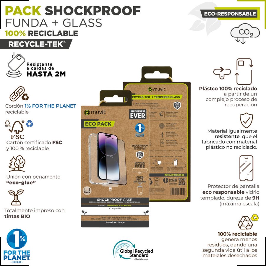 Mobileetui og -beskytter Muvit for Change iPhone 15 Pro Max #2