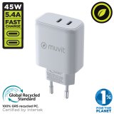 V�goplader Muvit for Change HC-175 Hvid 20 W 45 W #2
