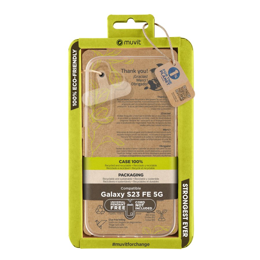 Mobilcover Muvit for Change Galaxy S23 FE 5G Gennemsigtig Samsung Galaxy S23 Ultra #2