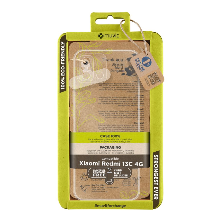 Mobilcover Muvit for Change Redmi 13C 4G Gennemsigtig #1