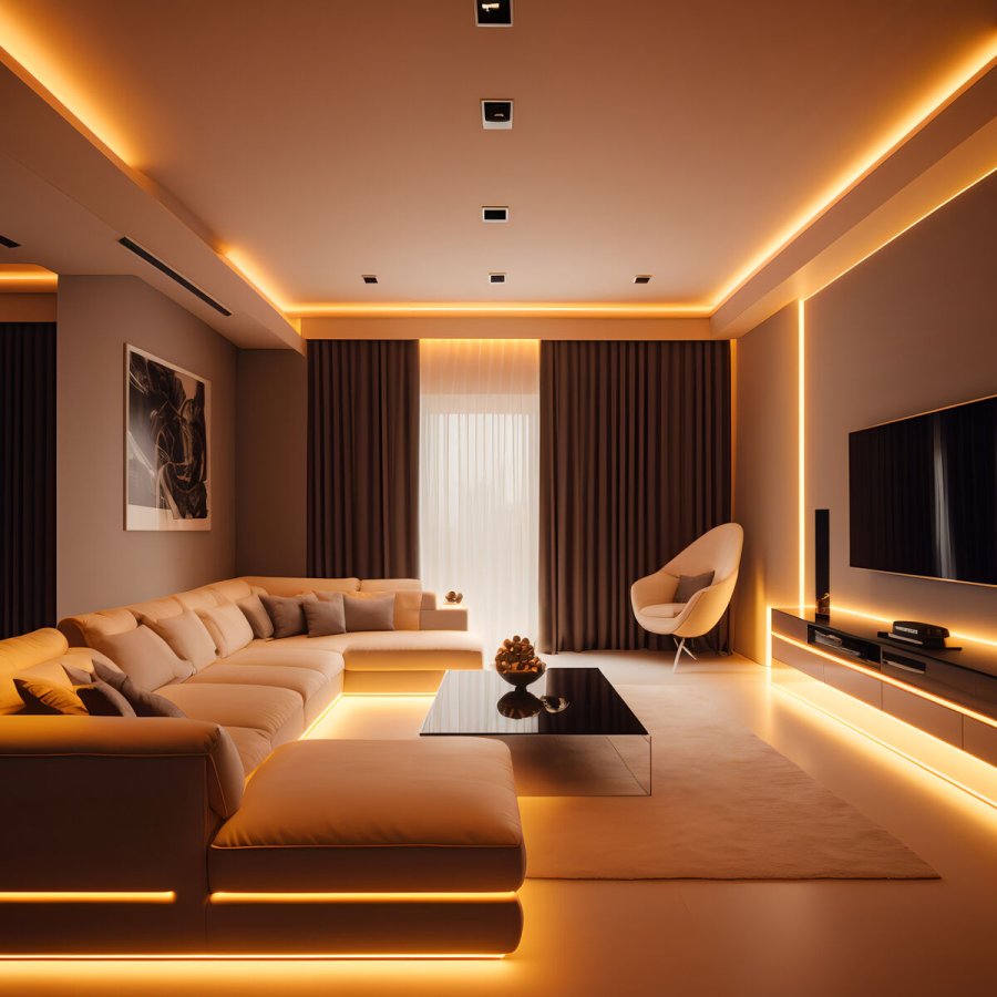 LED-b�nd muvit iO iO Varm hvid Gennemsigtig 5 m Neon #4