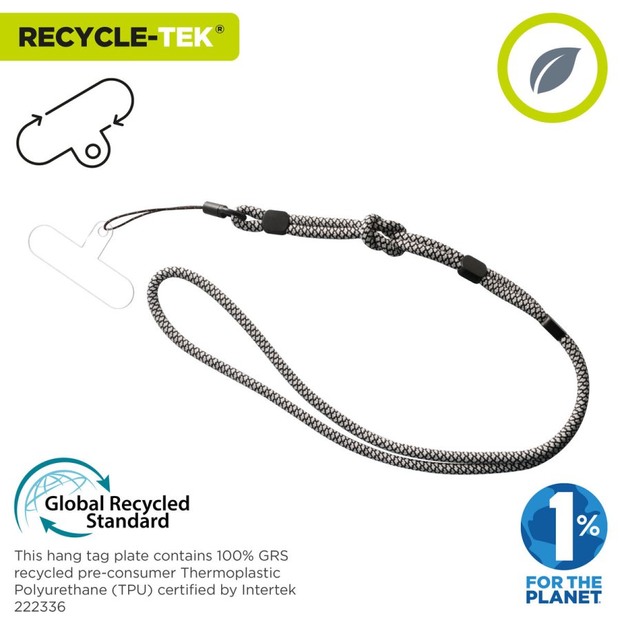 N�glesnor til mobiltelefon Muvit for Change Sort Hvid #3