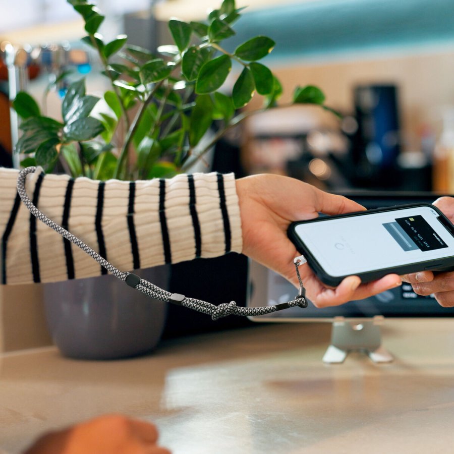 N�glesnor til mobiltelefon Muvit for Change Sort Hvid #4