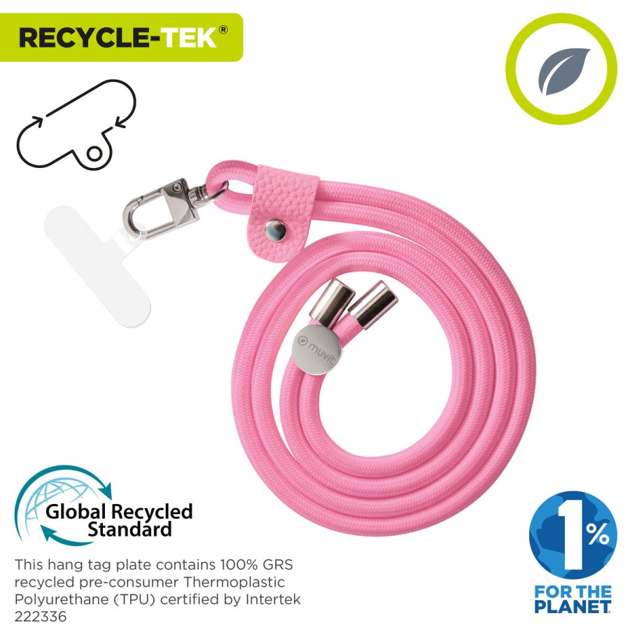 N�glesnor til mobiltelefon Muvit for Change Pink #3