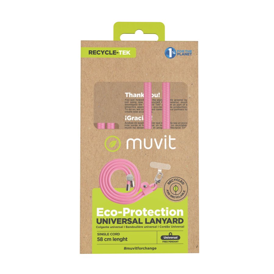 N�glesnor til mobiltelefon Muvit for Change Pink #5