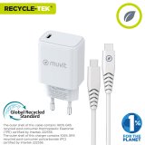 V�goplader + USB-C kabel Muvit for Change Hvid #2
