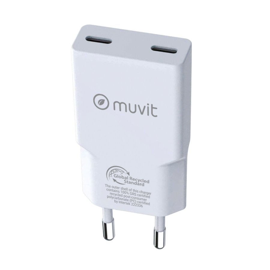Biloplader Muvit for Change HC-263C Hvid 30 W #1