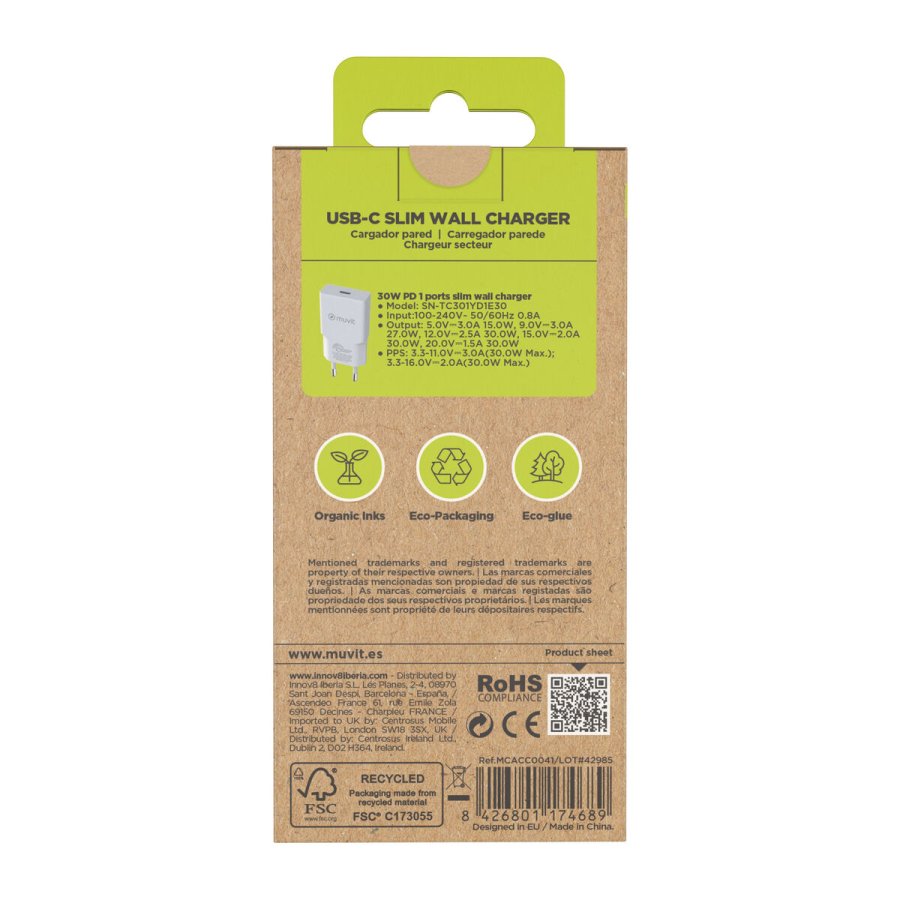 V�goplader Muvit for Change HC-261 Hvid #4