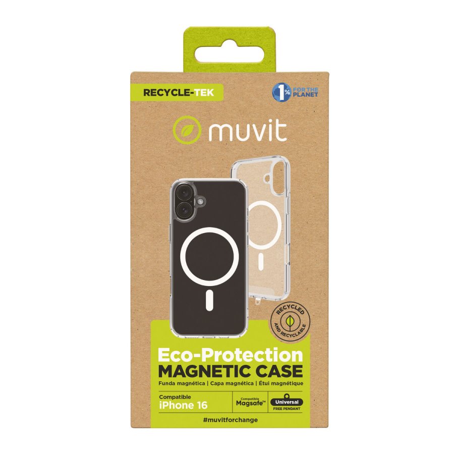 Mobilcover Muvit for Change iPhone 16 Magnetisk #1