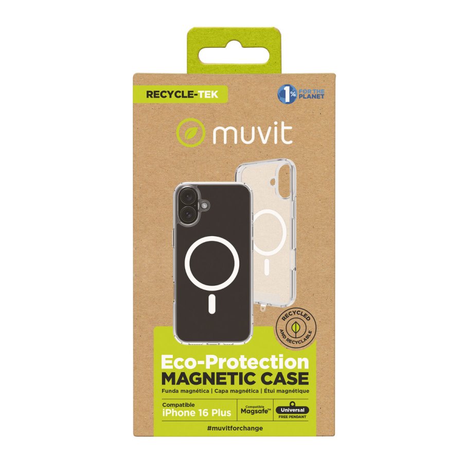 Mobilcover Muvit for Change iPhone 16 Plus Magnetisk #1