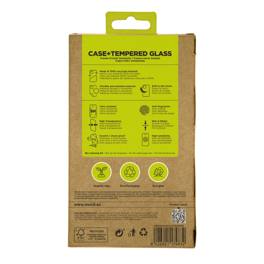 Mobileetui og -beskytter Muvit for Change iPhone 16 Sort #6