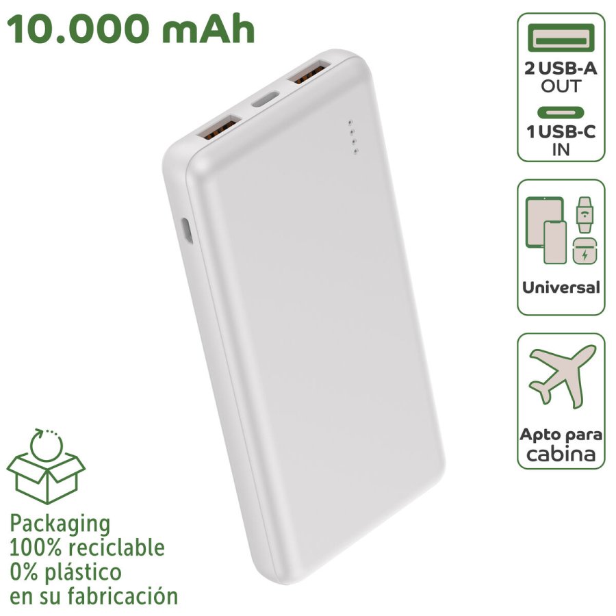 Powerbank Myway Hvid 10000 mAh #3