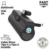 Powerbank Muvit for Change DP53D-R-PD Sort 5000 mAh #3