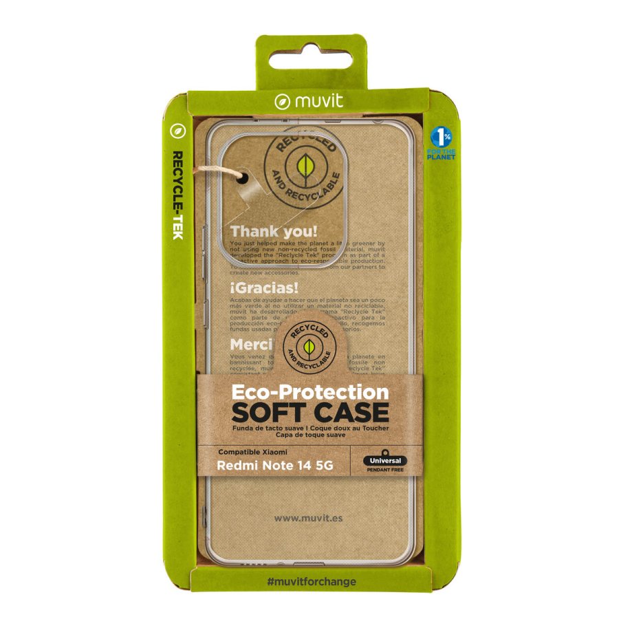 Mobilcover Muvit Gennemsigtig #1