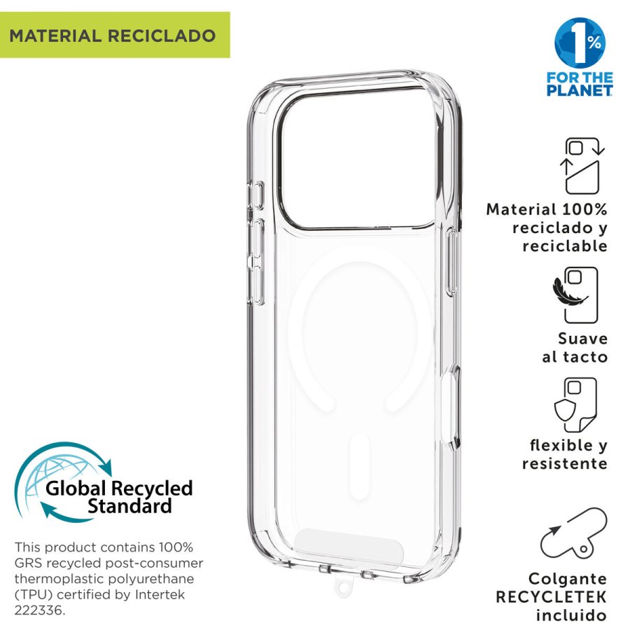 Mobilcover Muvit for Change iPhone 17 Pro Gennemsigtig #2