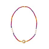 Halsk�de til kvinder Majorica 17344.01.1.N40.472.1 #1